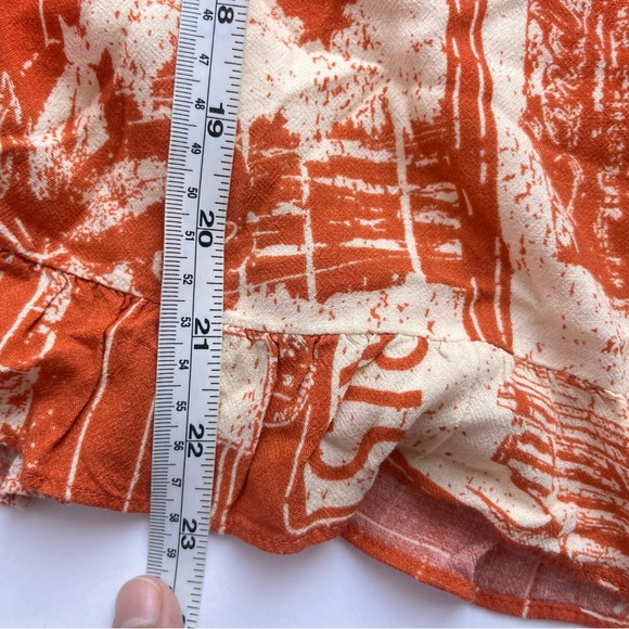 Urban Outfitters orange and Cream Mini Dress 🍊 - Picture 4 of 8